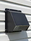 6/8 Inch Steel Hooded Wall Vent with Screen and Damper Wall Vent Cover Cap Exterior Air Exhaust for Kitchen HVAC Duct Dryer Vent
