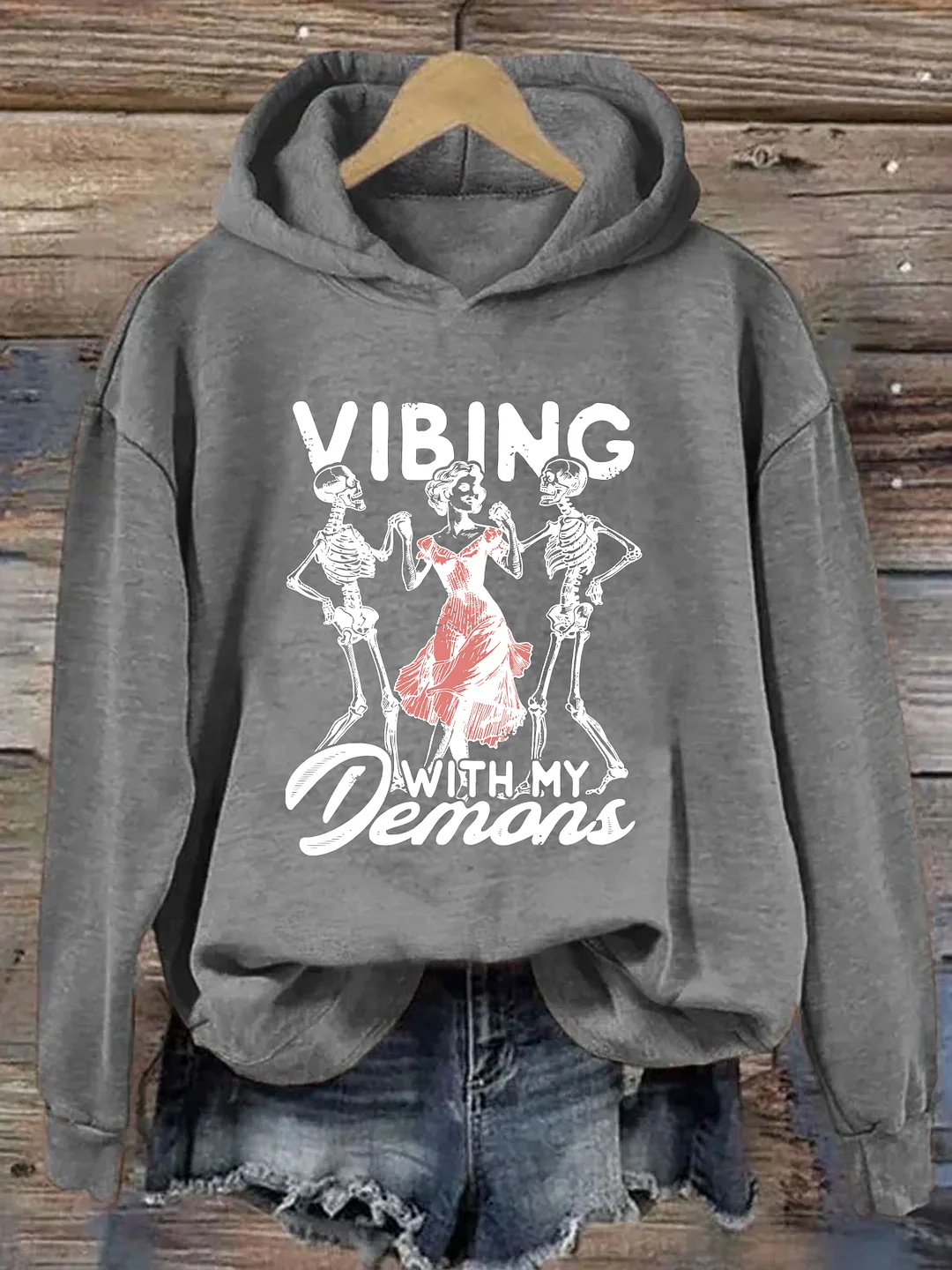 Vibing With My Demons Hoodie