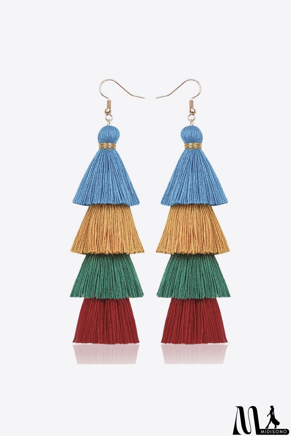 MidiSono - Layered Tassel Earrings