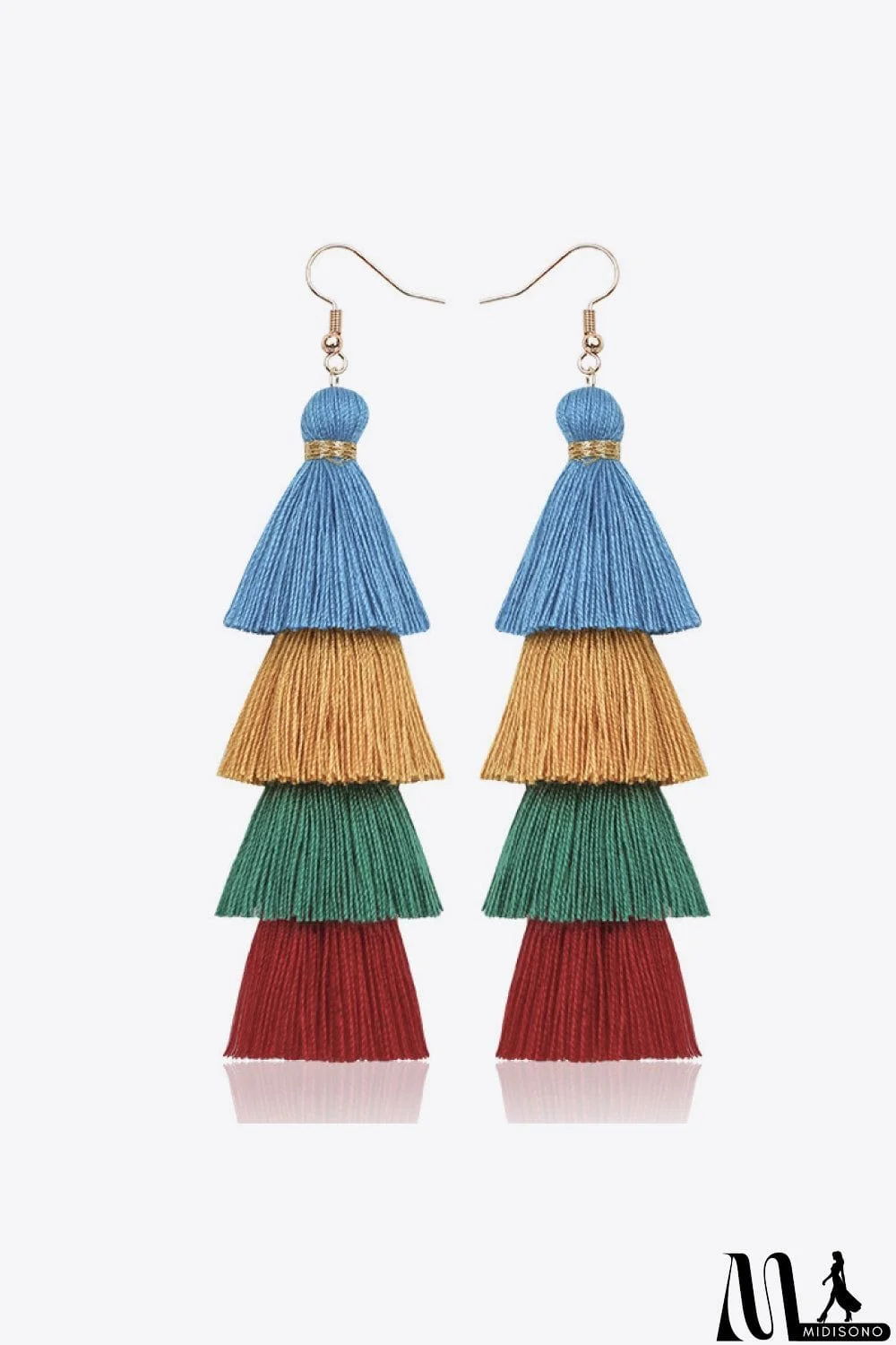 MidiSono - Layered Tassel Earrings