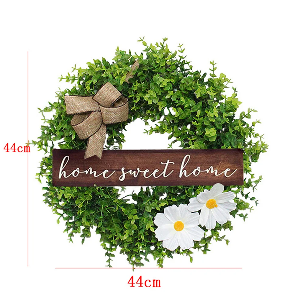 Green Leaf Small Fresh Letter Brand Garland Door Hanging