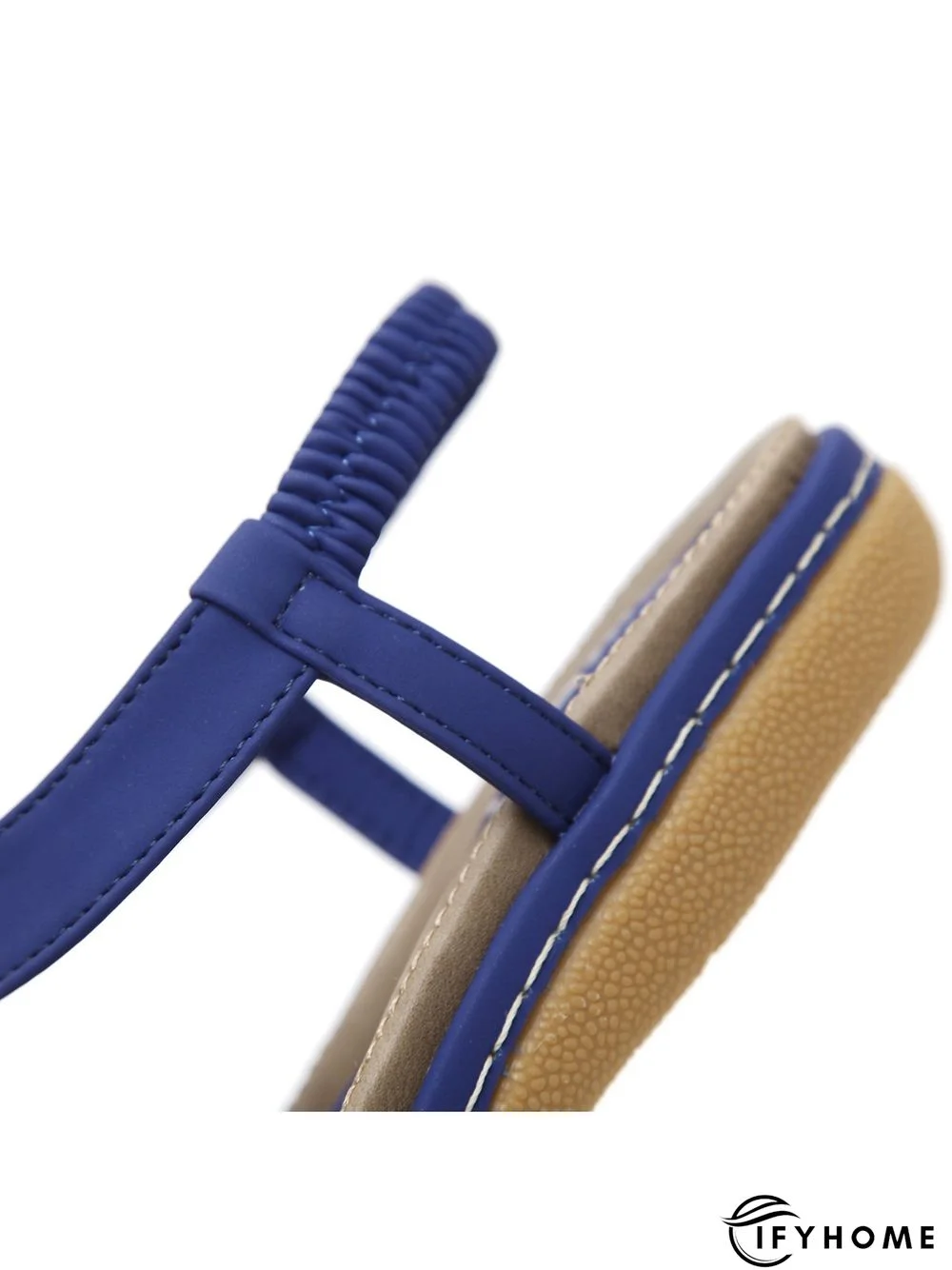 Women's Beach Metal Buckle Trim Flip-On Sandals | IFYHOME