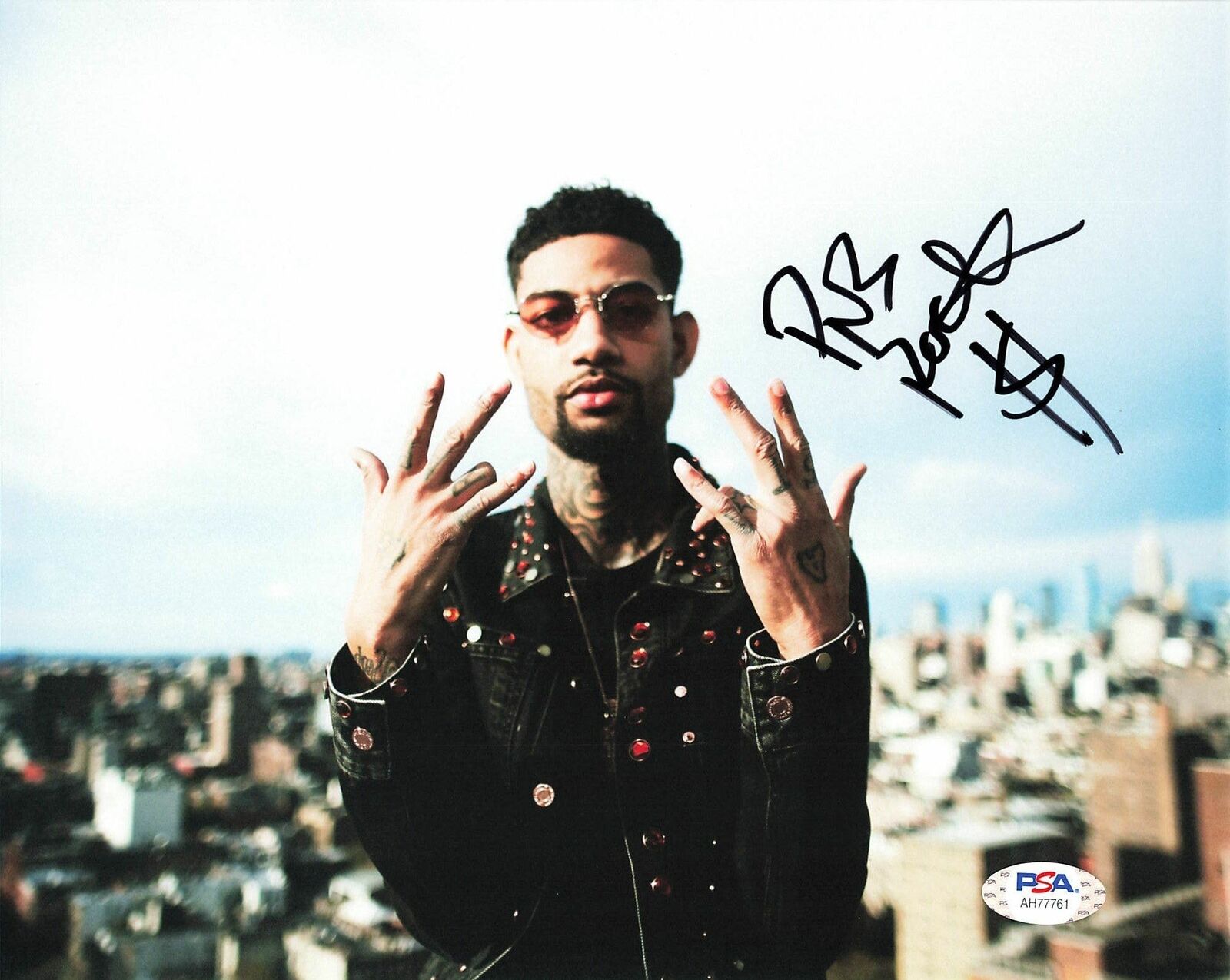 PNB Rock signed 8x10 Photo Poster painting PSA/DNA Autographed Rapper