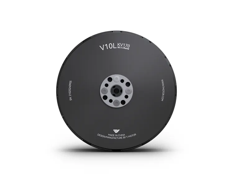 T-MOTOR V10L KV170 12S Brushless VTOL Drone Motor &ndash; 31kg Max Thrust
