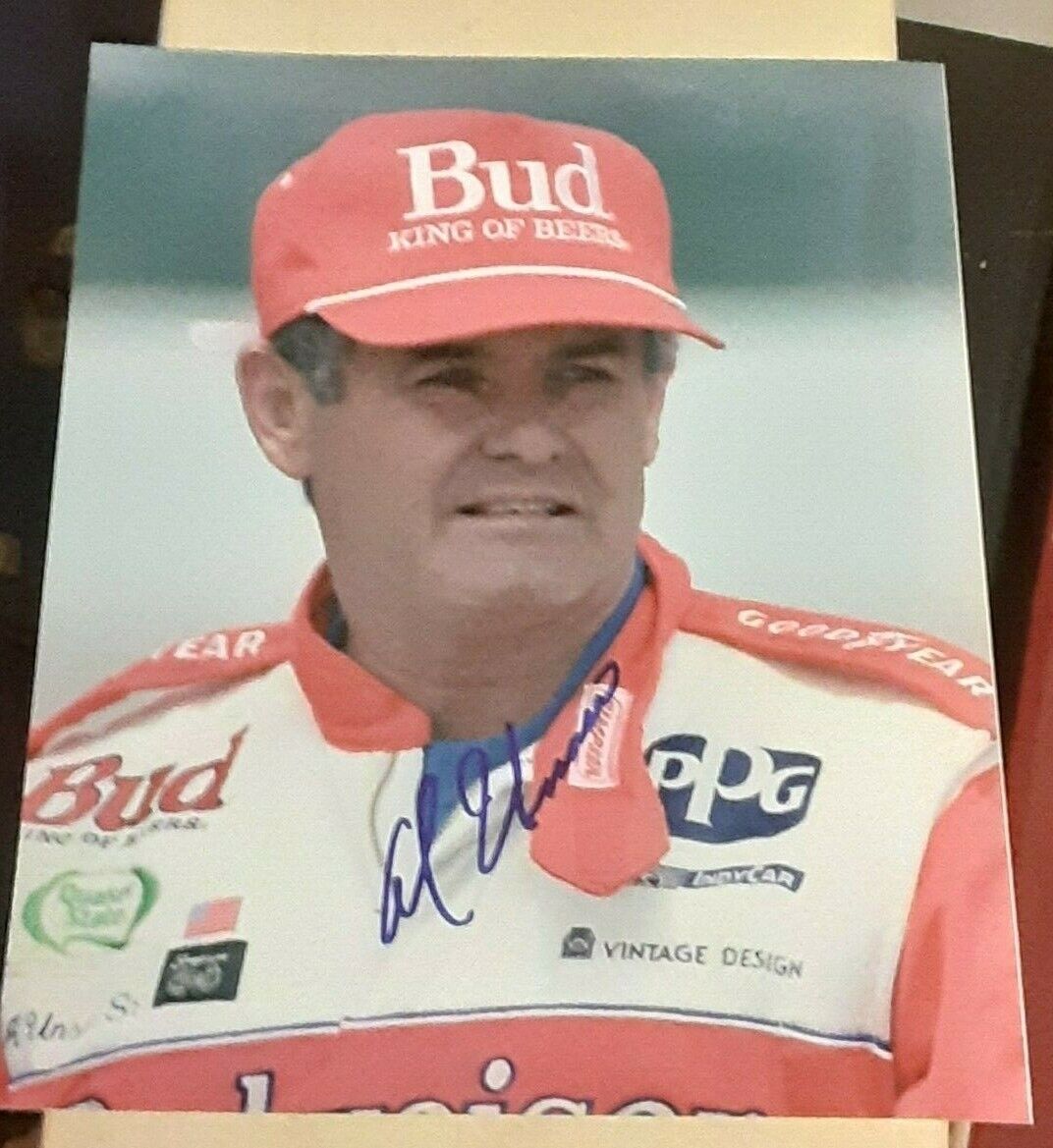 Al Unser SR 4x Indianapolis 500 Winners SIGNED 8x10 Photo Poster painting COA Autographed Racing