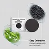 3pcs Round Kitchen Clean Sponges for Stainless Steel Soft Absorbent Non-Scratch Compressed Dish Scrubber for Household Cleaning Pot