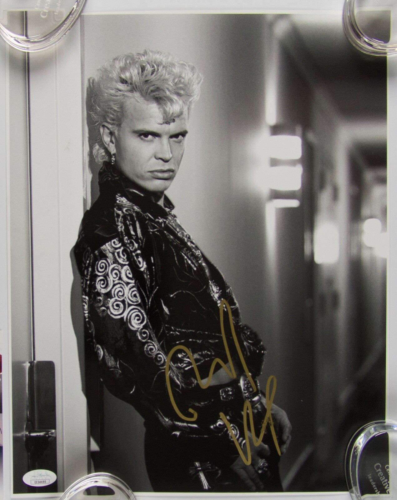 Billy Idol JSA Signed Autograph 11 x 14 Photo Poster painting