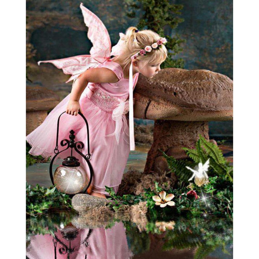 

(Multi-Size) Fairy Tale Girl - Round/Square Drill Diamond Painting - 30*40CM, Square diamond 30*40cm, 501 Original