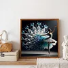 (40*40cm)Peacock Skirt Girl - Full Round Drill Diamond Painting