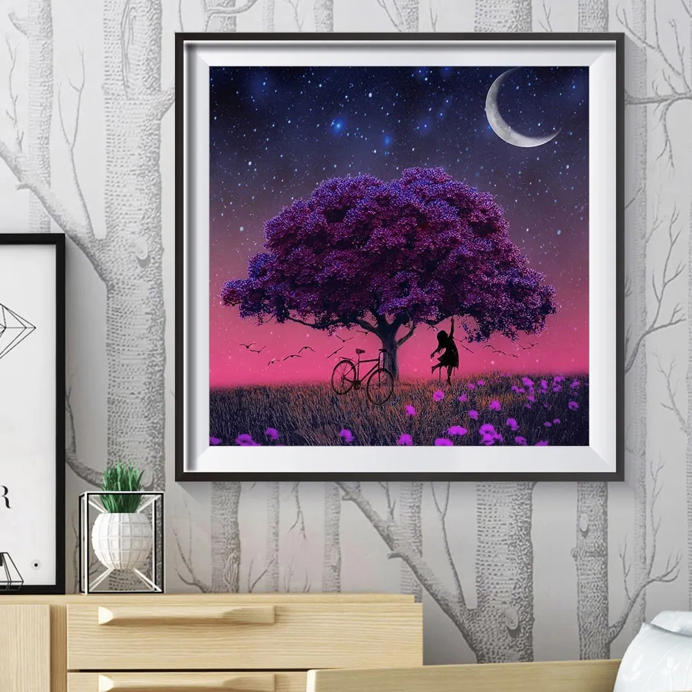 Full Round Diamond Painting 30*30cm - Tree