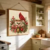 Warm Brew Cardinal DIY 14CT 2 Strands Stamped Cross Stitch Kit for Adults tapestrymarket