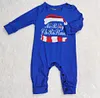 Family Striped Letter Printed Home Parent-child Pajamas