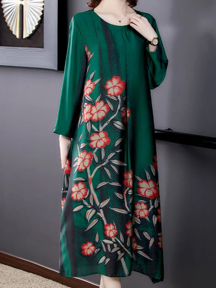 Fashion Print Long Dress