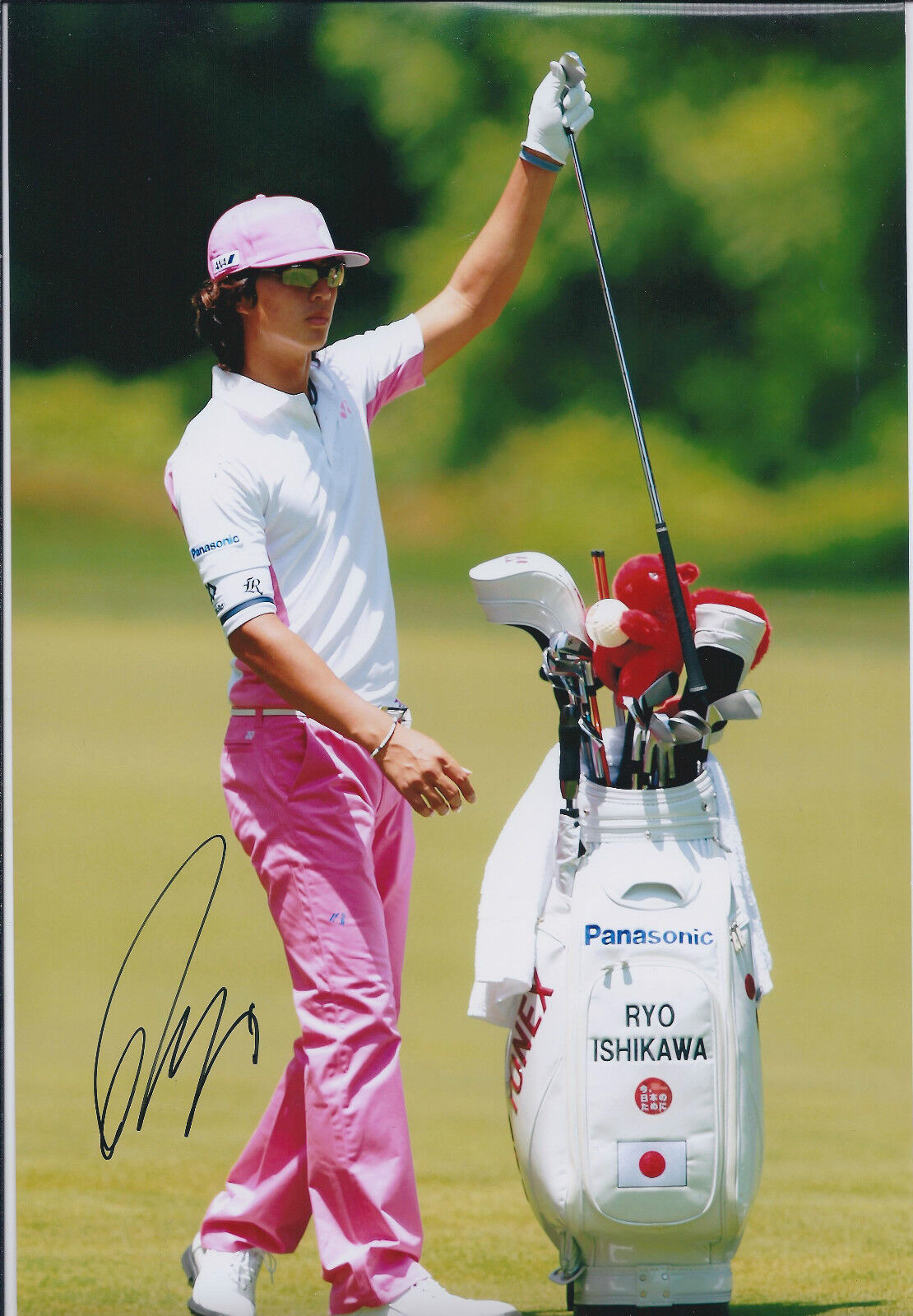 Ryo Ishikawa (Japan) SIGNED Autograph 12x8 Photo Poster painting AFTAL COA Golf Tour Winner RARE