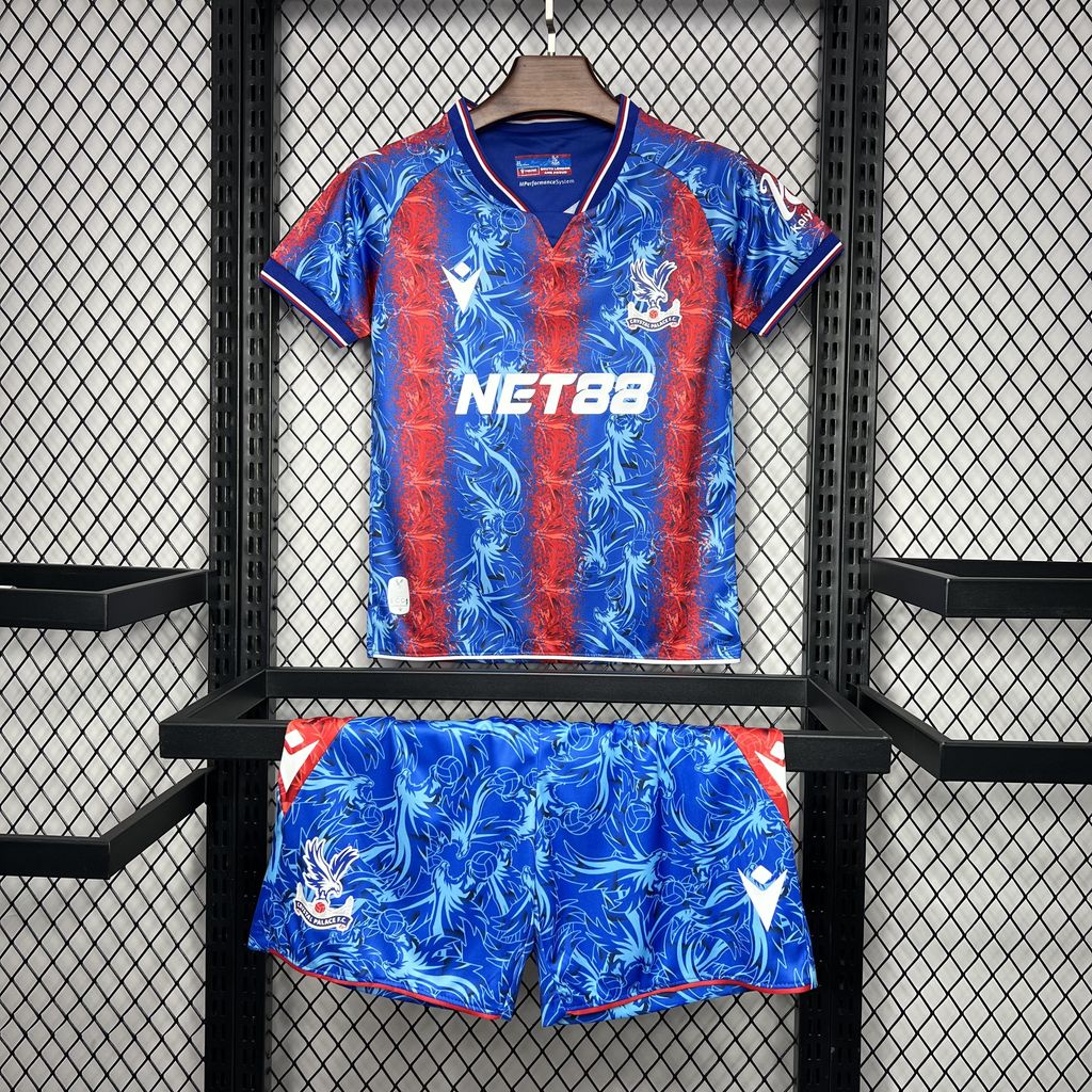 Crystal Palace 24-25 Home Stadium Kids Kit