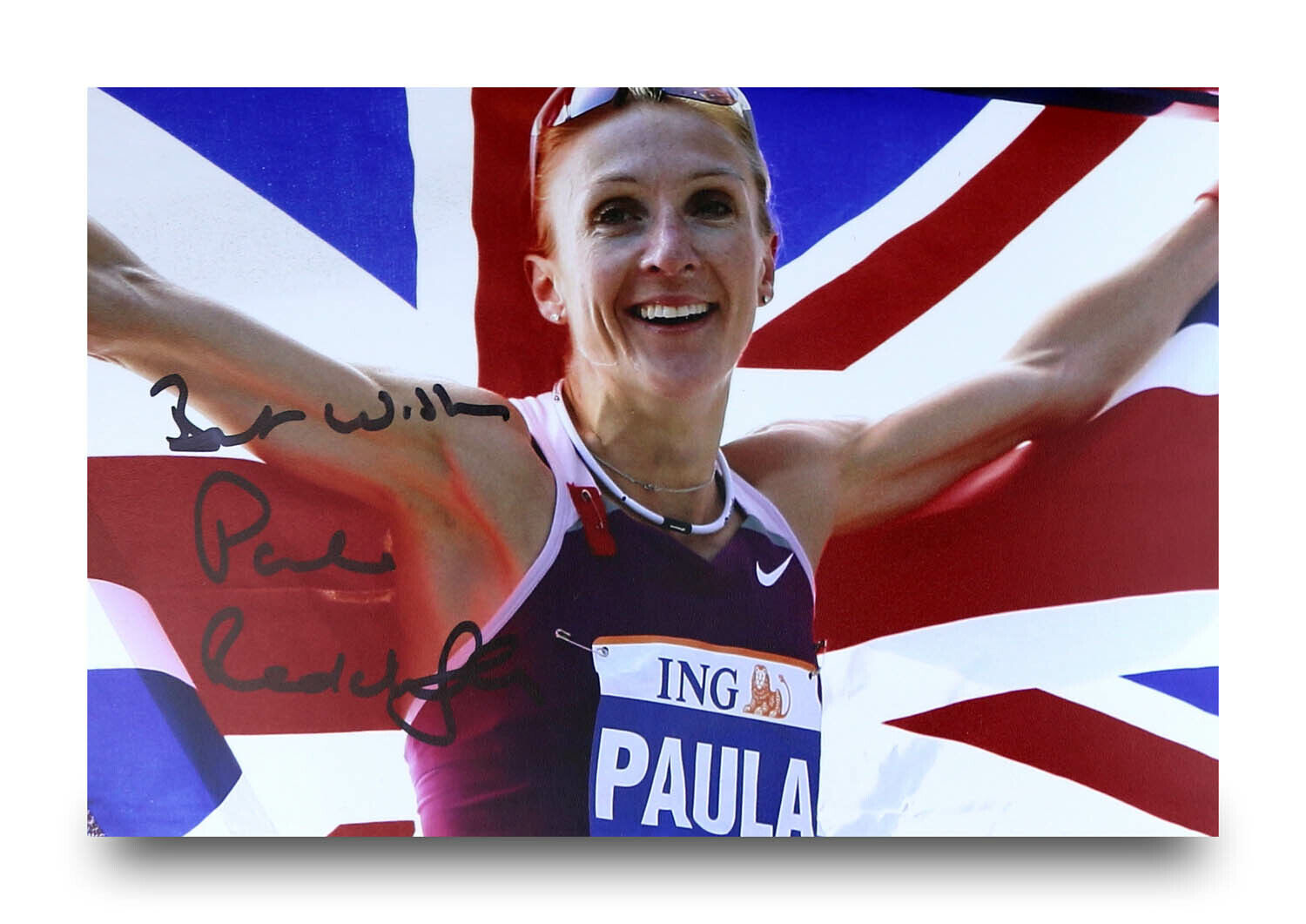 Paula Radcliffe Signed 6x4 Photo Poster painting Marathon Runner Autograph Memorabilia + COA