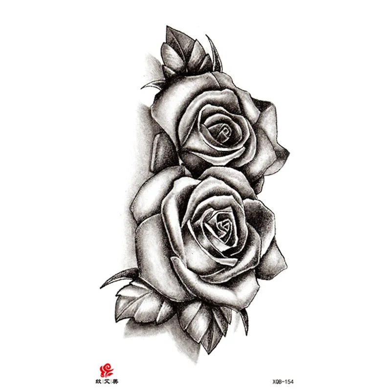 Animal Tiger dragonTemporary Tattoos Fox Wolf Eagle Fake Tatto Sticker Owl Flower Tatoo Body Armbands Men tatuajes temporales