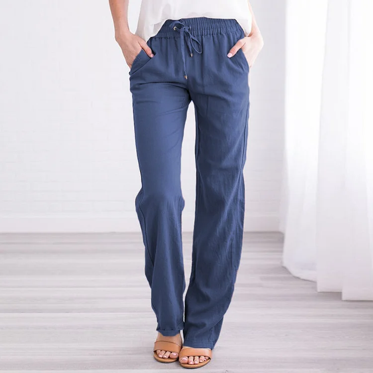 Women's Solid Color Casual Pants