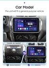2024 Najnowszy model 7-calowego samochodowego zestawu stereo Dual HD, przenośny bezprzewodowy odtwarzacz multimedialny z ekranem dotykowym i łączem wstecznym/Siri/Bluetooth/nawigacją
