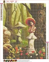 Mushroom girl | Full Square Diamond Painting Kits