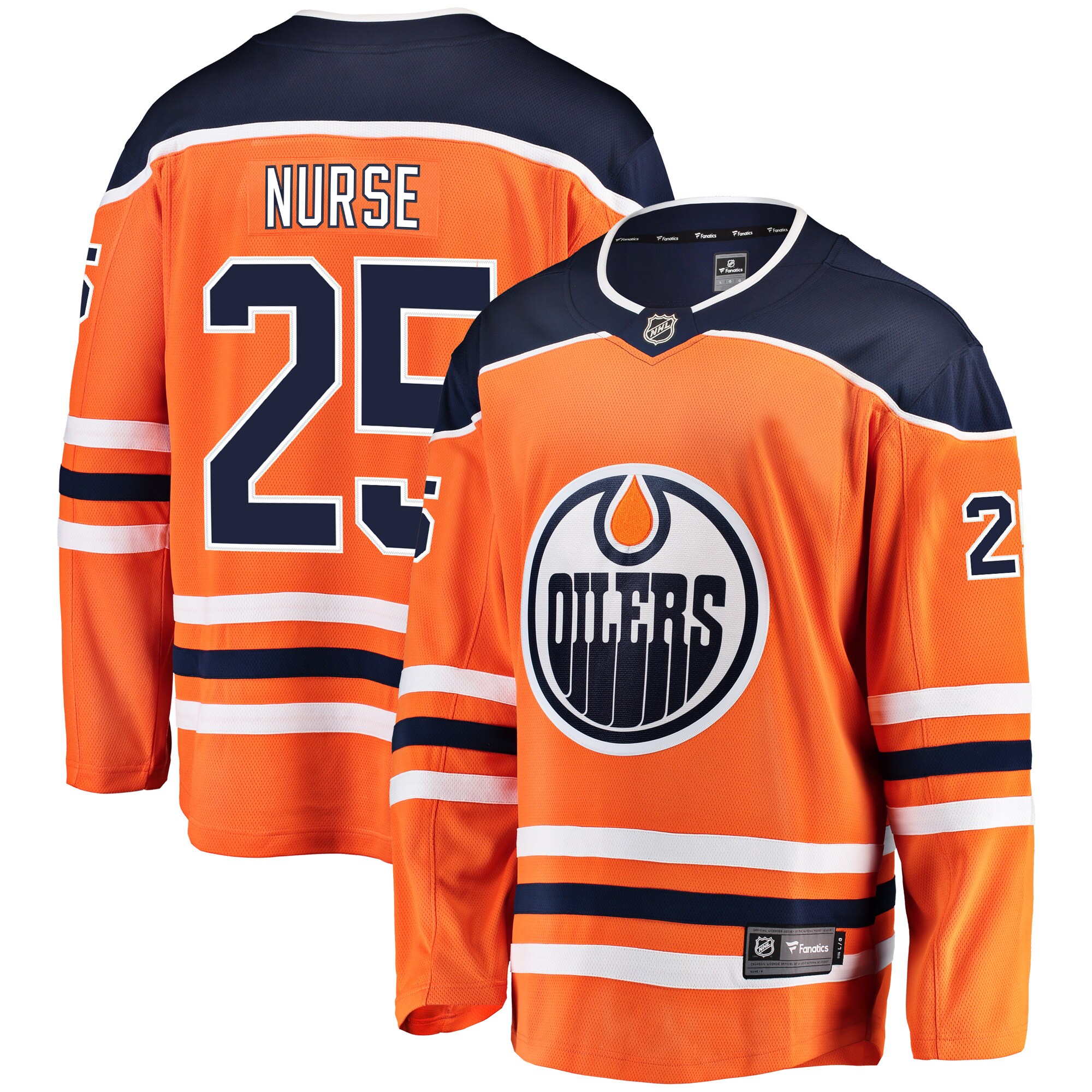 Darnell Nurse Edmonton Oilers Fanatics Breakaway   Jersey &ndash; Orange mysite