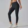 🔥High Waisted Tummy Control Side Pocket Shaping Training Leggings