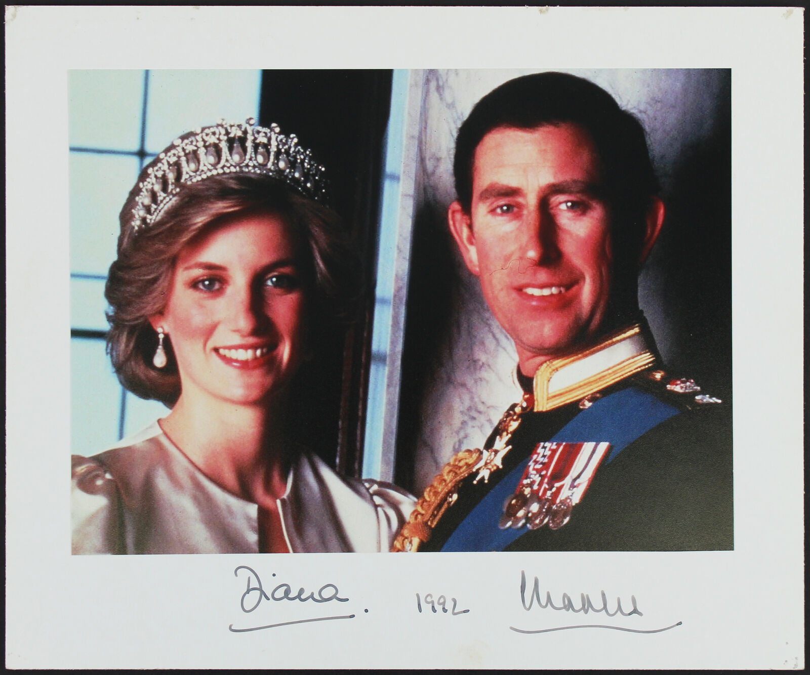 Princess Diana & Prince Charles Authentic Signed 7.25x10 Photo Poster painting BAS #A57936