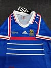 Joyfball 1998 Kids Size Retro France Home Football Shirt 1:1 Thai Quality