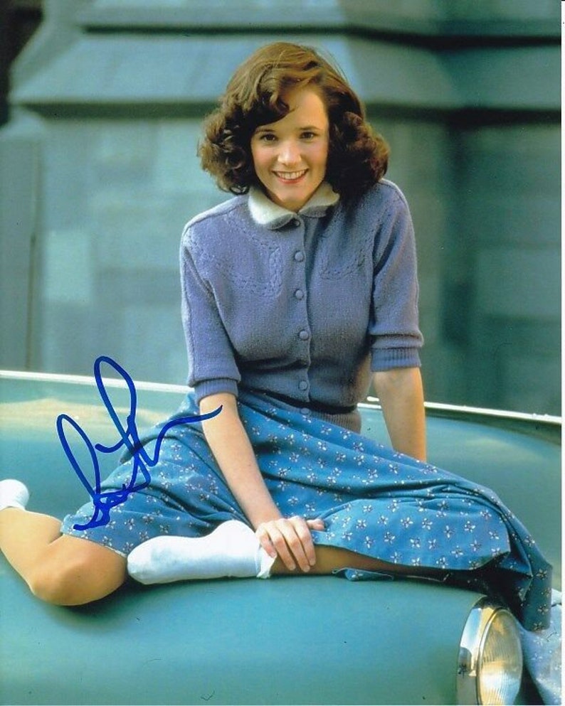 Lea thompson signed autographed back to the future lorraine baines mcfly Photo Poster painting