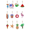 >SALE<Summer Day Series DIY Keychain Double Side Special Shaped Gift for Kids (#7)