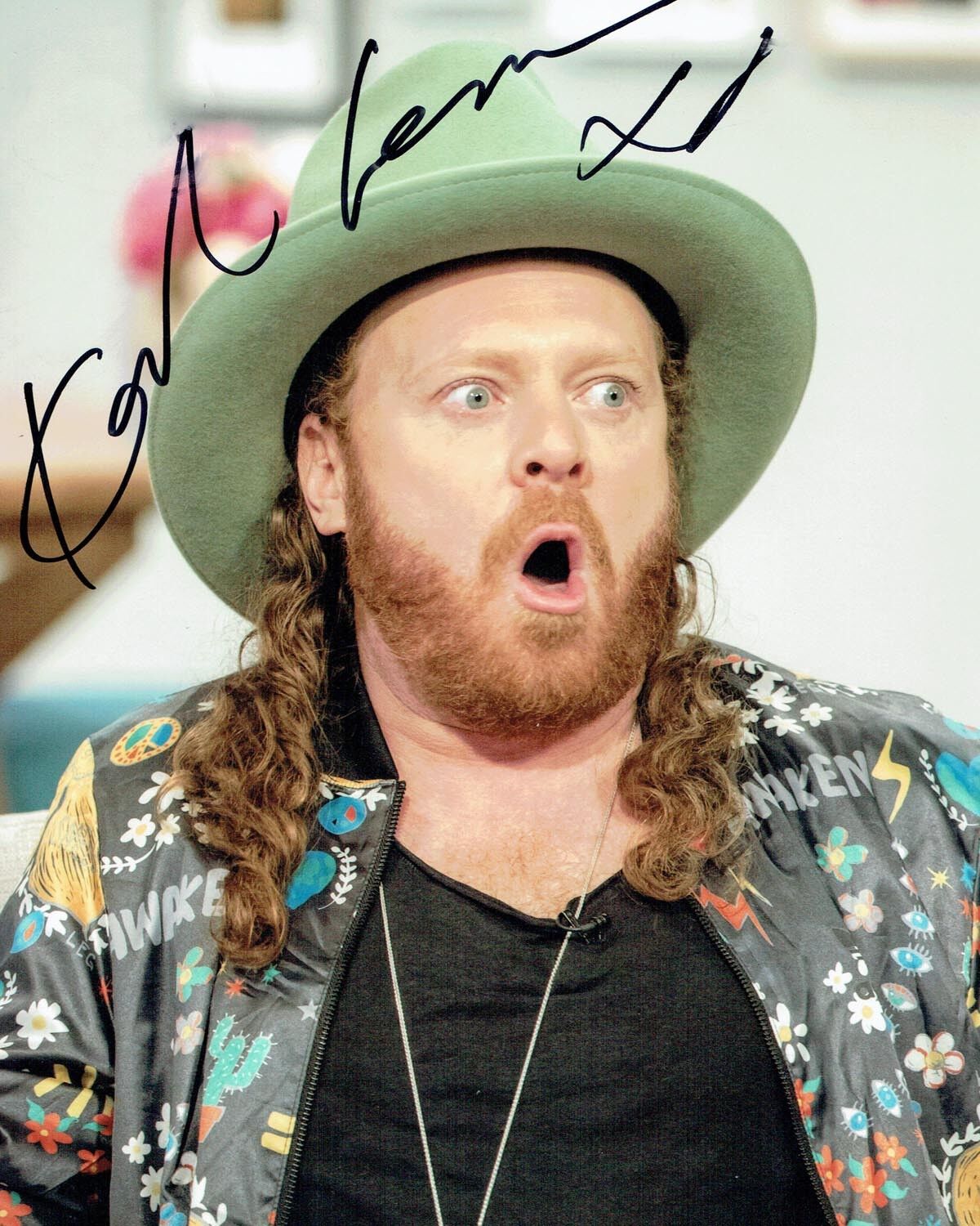 Keith LEMON Leigh FRANCIS SIGNED Autograph 10x8 Photo Poster painting AFTAL COA Celebrity Juice