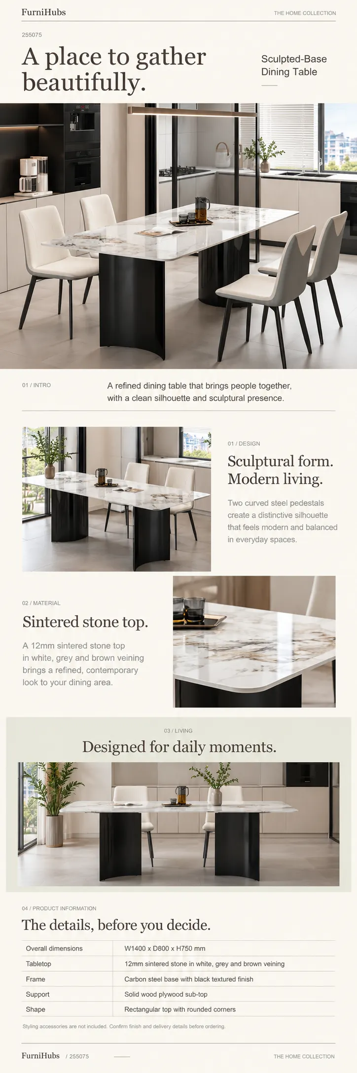 Dining Table 255075