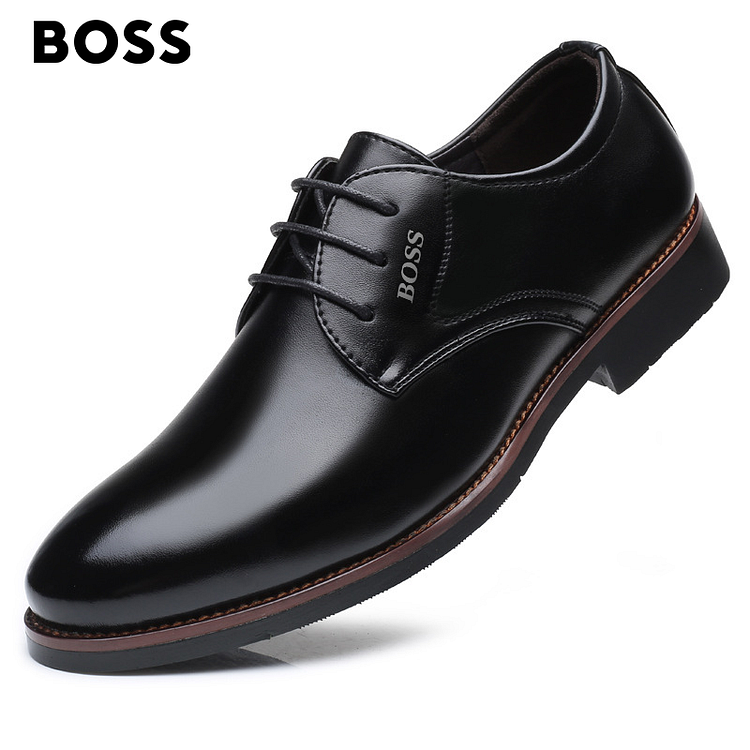 BOSS® ROČNO IZDELANI USNJENI POSLOVNI ČEVLJI VEČJE VELIKOSTI