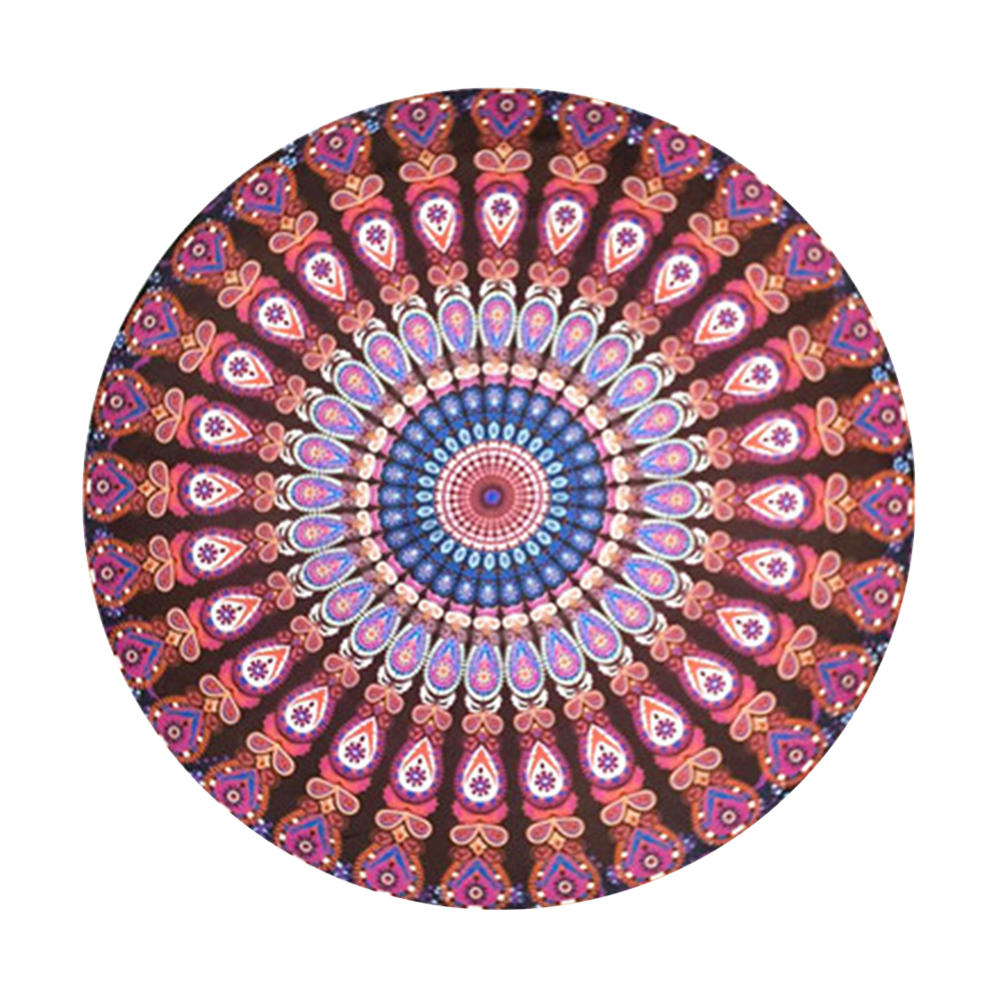 

140 X 140cm Round Meditation Wall Tapestry Carpet Beach Yoga Mat (4, 501 Original