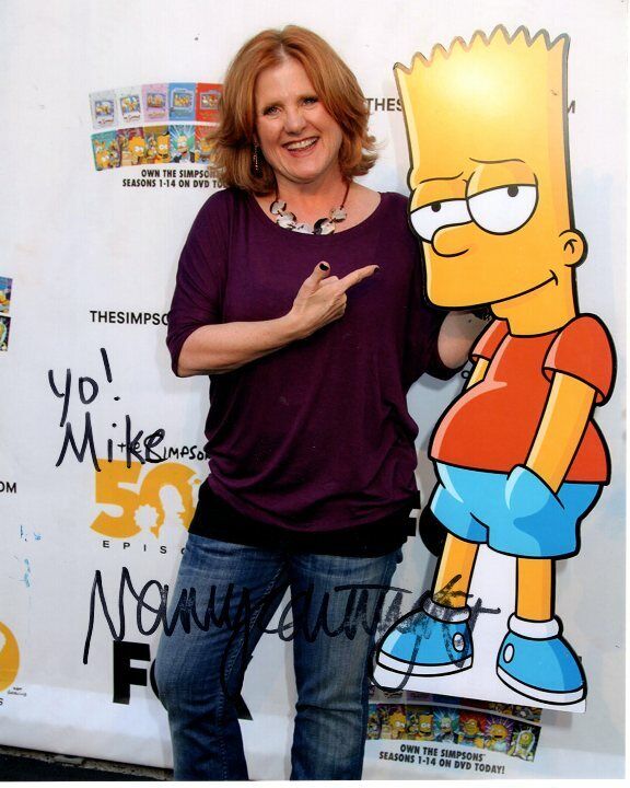 NANCY CARTWRIGHT Autographed Signed THE SIMPSONS BART Photo Poster paintinggraph - To Mike