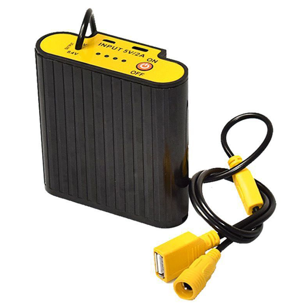 

18650 Battery Pack Power Bank Case 8.4V DC + 5V USB Output for Bike Light, 501 Original