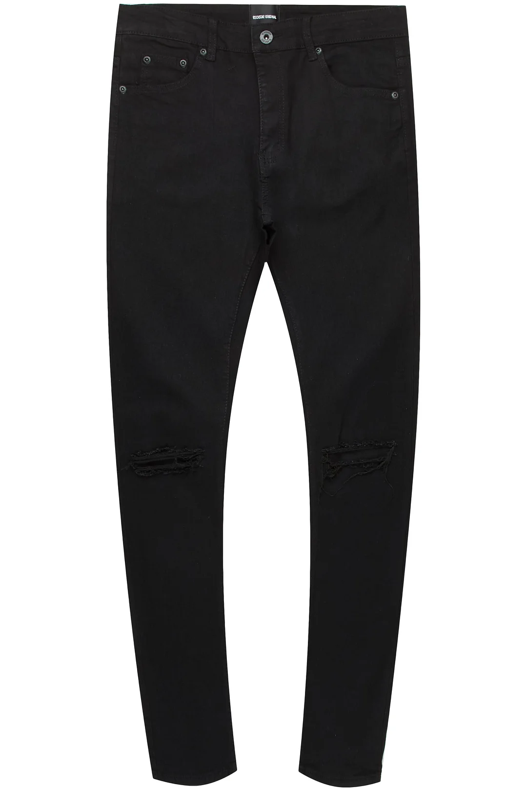 Oscar Black 5 Pocket Jean With Inseam