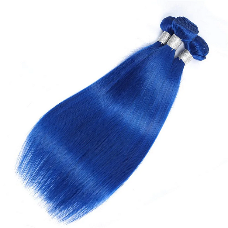 Blue Brazilian Human Hair Bundle