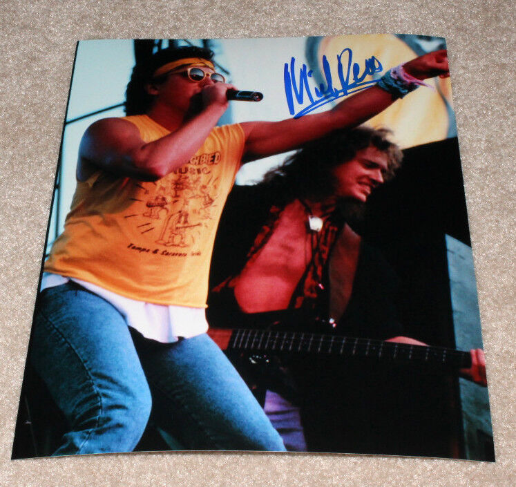 LOVERBOY LEAD SINGER MIKE RENO SIGNED AUTHENTIC 8X10 Photo Poster painting D w/COA PROOF