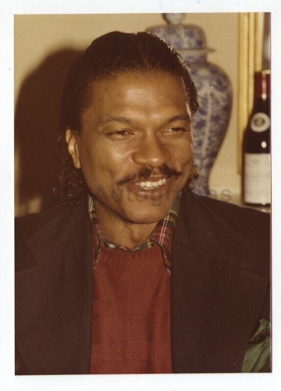 Billy Dee Williams - Candid Photo Poster paintinggraph by Peter Warrack - Previously Unpublished