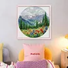 (Multi Style)Spring-Partial Embroidery 2 Strands 14CT Stamped Cross Stitch-33*33CM