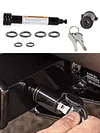 Hitch Receiver Pin Lock 5/8 Inch Pin Anti-Rattle O-Rings for Tow Truck Boat Bike
