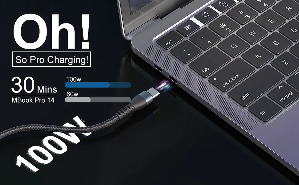 100w usb c multi charging cable