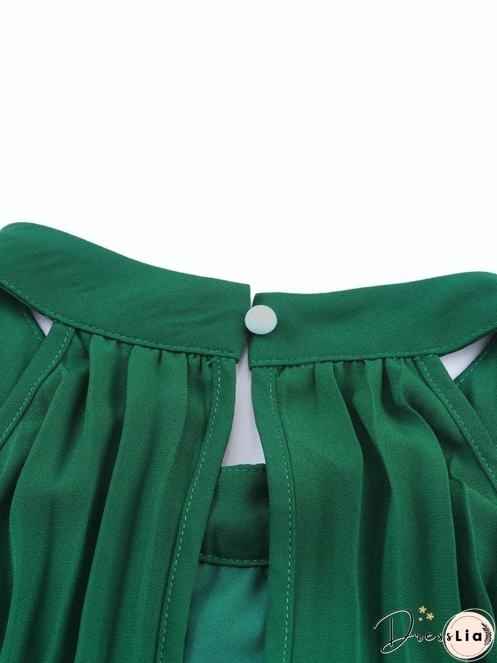 Emerald Green Pleated Jumpsuit