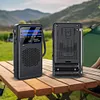 FM AM SW Radio with LED Flashlight Pocket Radio Portable Radio for Home/Outdoor