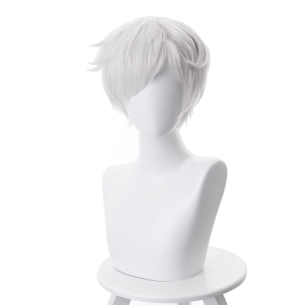 The Promised Neverland Norman Silver Gray Wig
