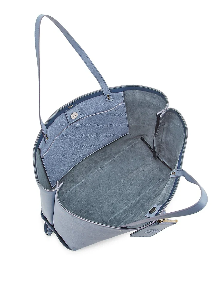 Chlo&eacute; Medium Sense East West Tote Bag-Shady Colbat