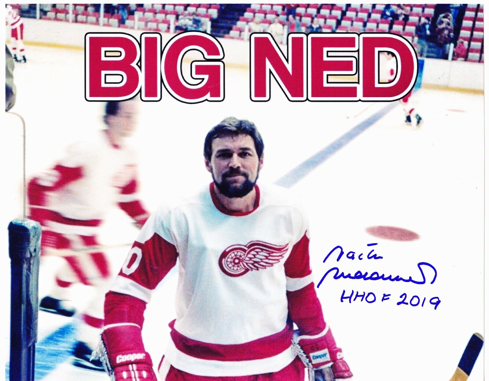 Vaclav Nedomansky signed 8x10 color Detroit Red Wings Photo Poster painting HHOF