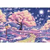 Under Cherry Trees-11CT Stamped Cross Stitch 81*62cm/31.89*24.41in(Big Size) tapestrymarket