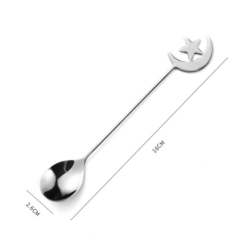 Casual Cartoon Stainless Steel Spoon Fruit Fork